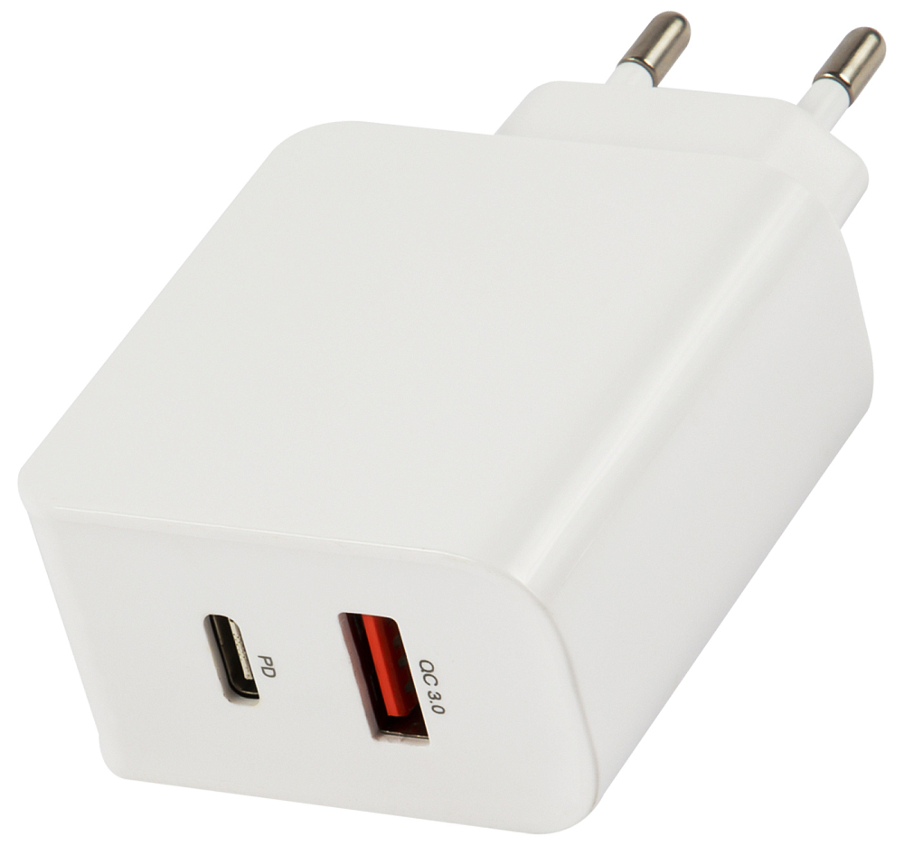 Сетевое зарядное устройство Red Line USB-A + USB-C, PD, 30 Вт, белый, Line USB-A + USB-C
Сетевое зарядное устройство Red Line USB-A + USB-C, PD, 30 Вт, белый, Line USB-A + USB-C