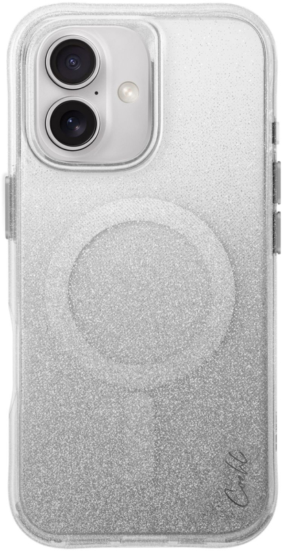 Чехол Uniq Coehl Lumino MagSafe для iPhone 16 Серебристый 2990₽