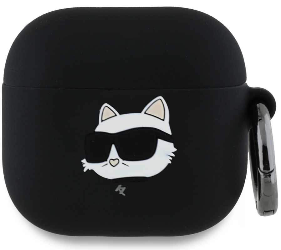 Чехол Lagerfeld для AirPods 4 NFT Head Choupette Черный 2490₽