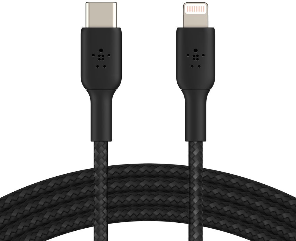 Кабель Belkin USB-C - Lightning 2 м черный 4590₽