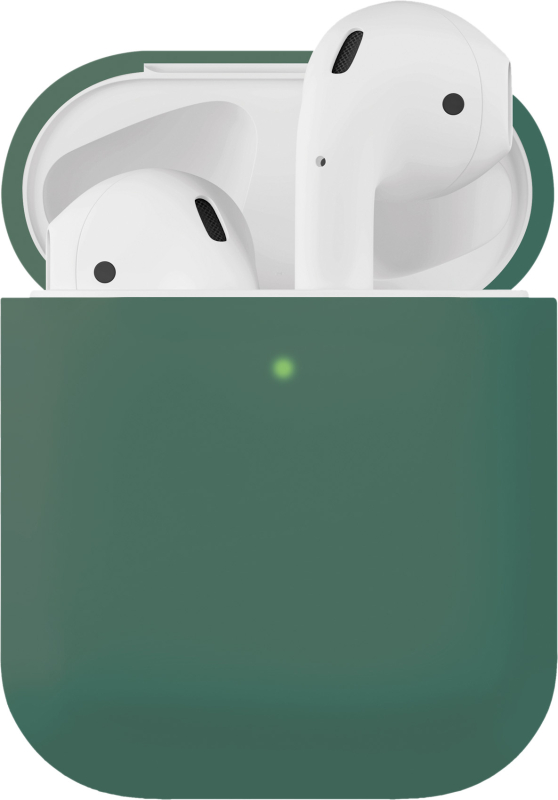 Чехол moonfish для AirPods, Soft Touch, Зеленый