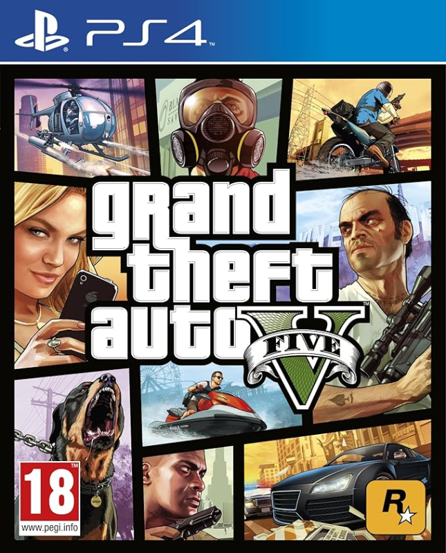 Игра PlayStation для PS4 Grand Theft Auto V Русские субтитры 2990₽