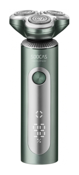 

Электробритва SOOCAS S5, 4 насадки, чехол, подарочная упаковка Зеленый, S5