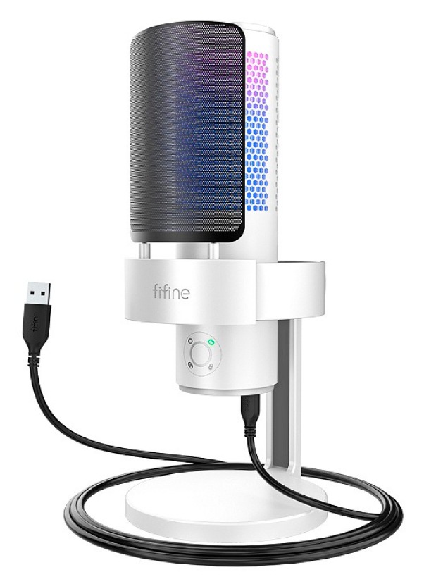 Микрофон Fifine AmpliGame A9 Белый 9990₽