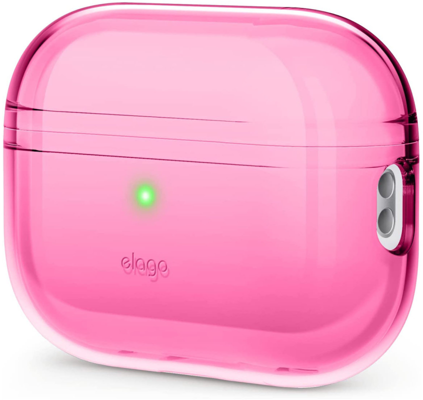 Чехол Elago Clear для AirPods Pro 2, Розовый