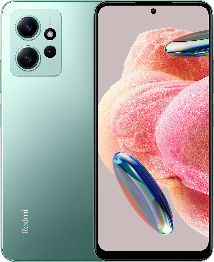 

Смартфон Redmi Note 12, 4+128, Мятно-зеленый, Note 12