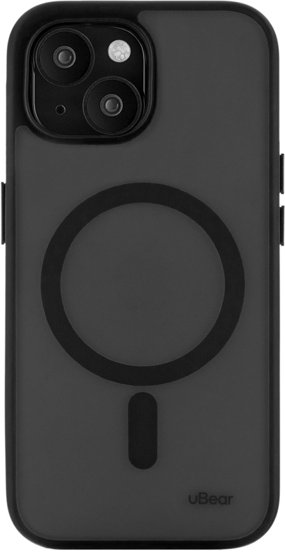 Чехол uBear Cloud Case MagSafe для iPhone 15 silk-touch Черный 3990₽