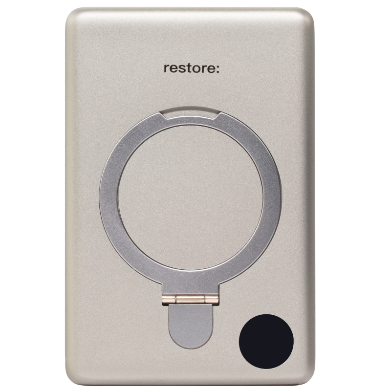 Внешний аккумулятор restore hello world Magsafe 10000 мАч Титановый 12990₽