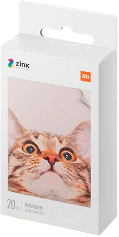 Бумага для фотопринтера Xiaomi Mi Portable Photo Printer, 20 листов