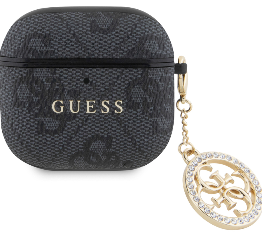 Чехол Guess для AirPods 4 Diamond charm Черный 2290₽