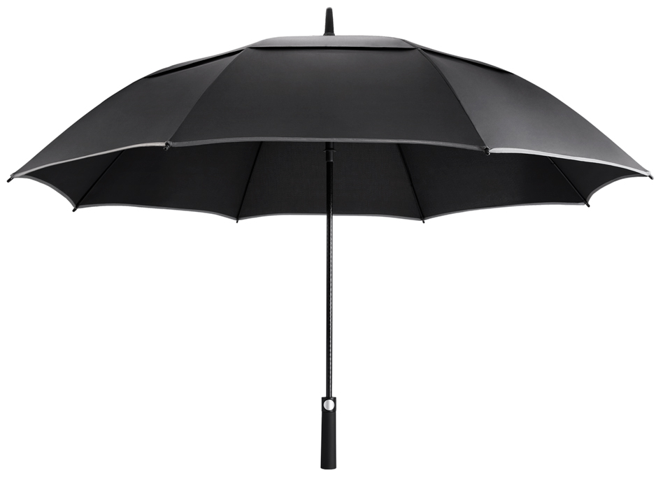 Зонт полуавтоматический двухслойный Ninetygo Double-Layer Windproof Golf Umbrella, Чёрный