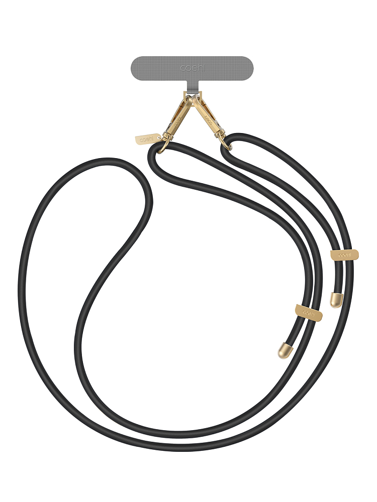 Шнурок на шею Uniq Coehl Laurel Lanyard Черный 1990₽