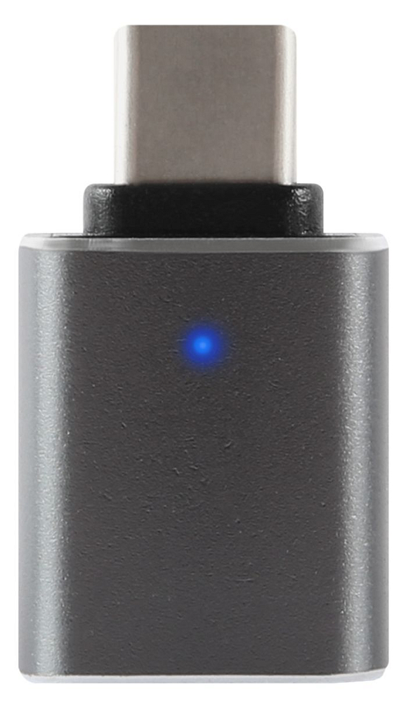 Адаптер moonfish USB-C - USB-A 30 LED Серый космос 2490₽