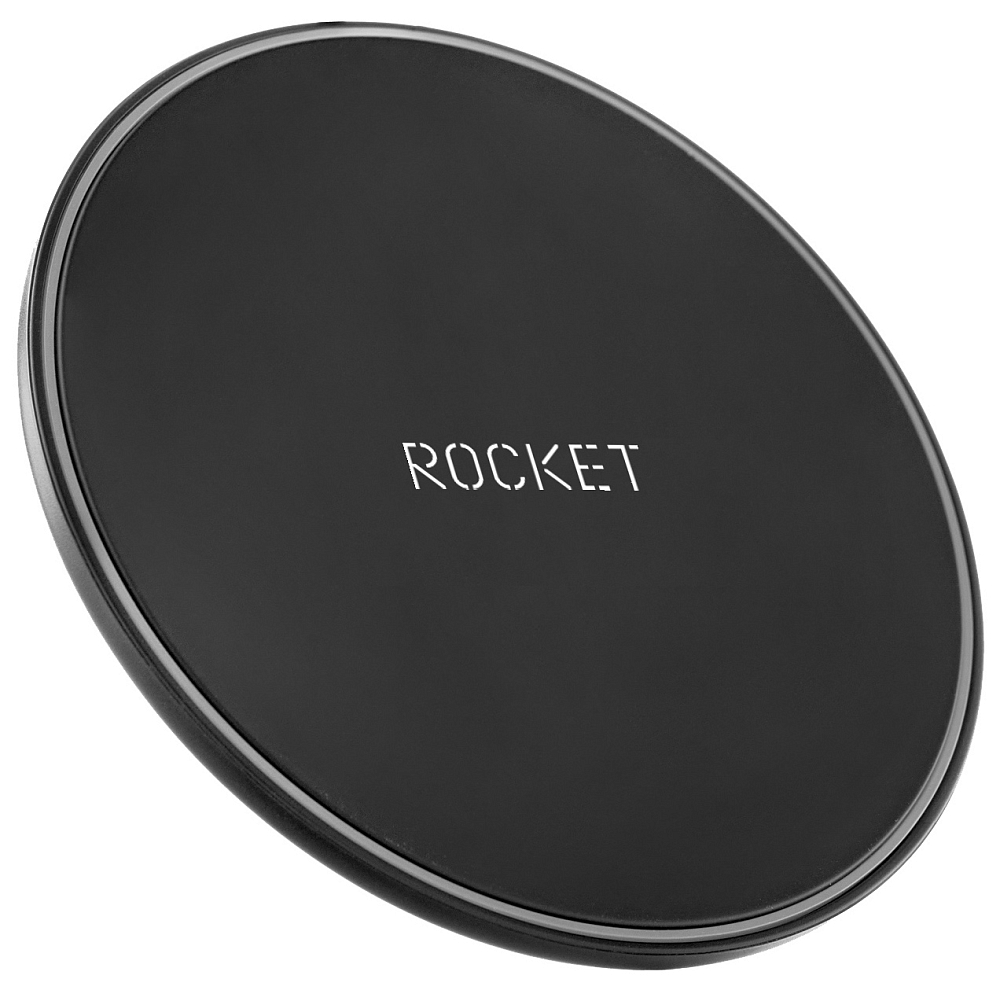 Беспроводное зарядное устройство Rocket Disc, 15 Вт, черный