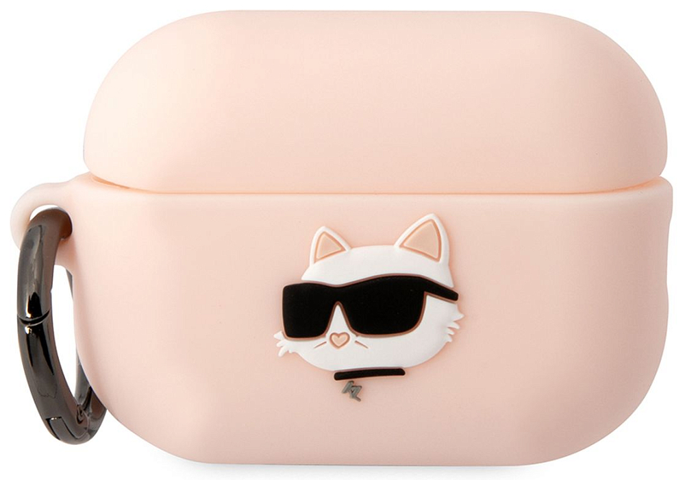 Чехол Karl Lagerfeld Choupette 3D для Airpods Pro 2 Розовый 1990₽