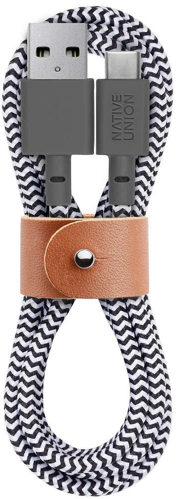 Кабель Native Union Belt Cable USB-A - USB-С 12 м Зебра 6490₽