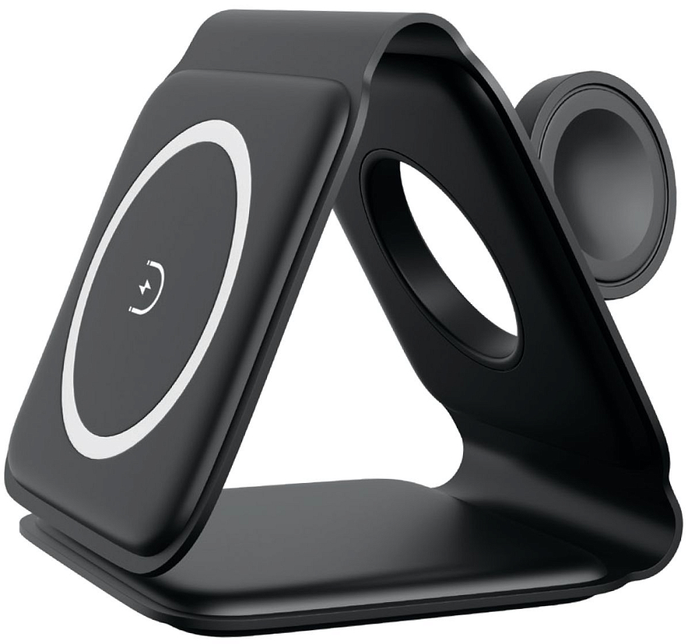 Беспроводное зарядное устройство moonfish 3-в-1 15 Вт Черный 4990₽