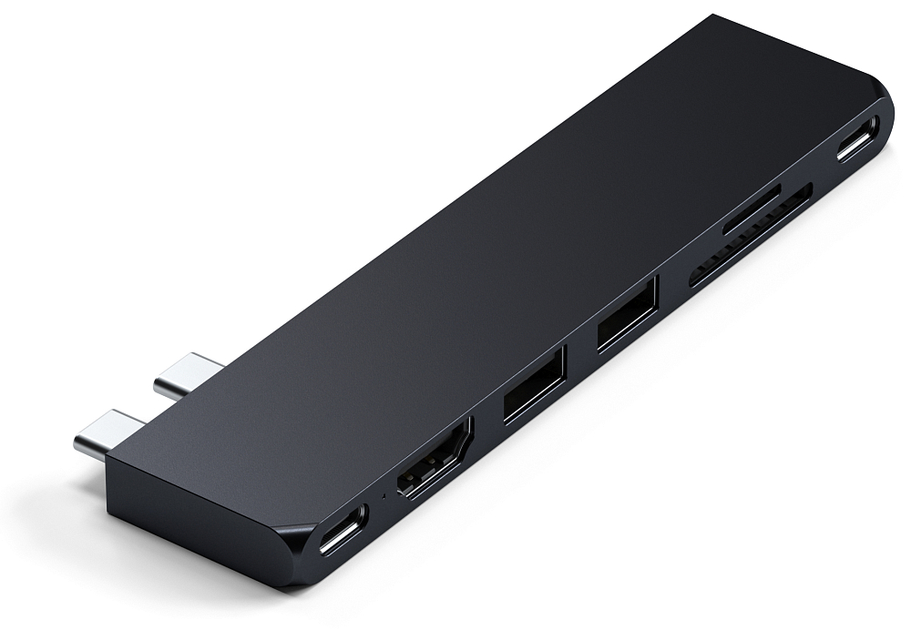 Адаптер Satechi USB-C Pro Hub Slim Черный 8990₽