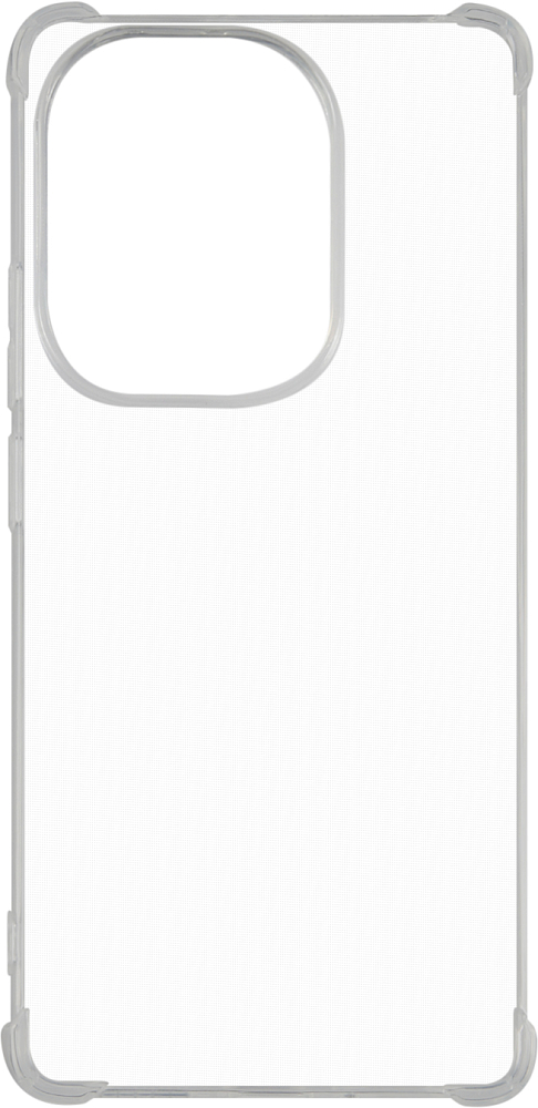 Чехол moonfish для Redmi Note 13 Pro с усиленными углами, силикон, прозрачный