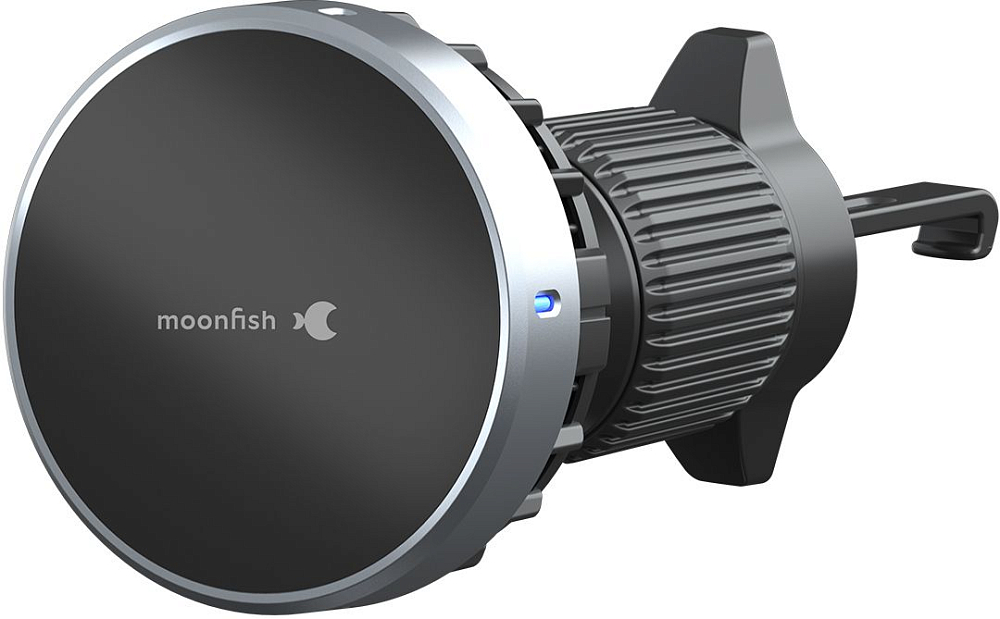 Автомобильный держатель moonfish HQi-20 MagSafe и охлаждением 15 Вт Черный 8990₽