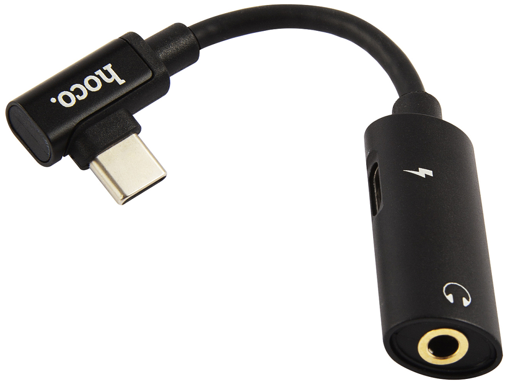 

Адаптер Hoco LS19 UCB-C - USB-C + 3.5mm Jack, черный, LS19 UCB-C - USB-C + 3.5mm Jack