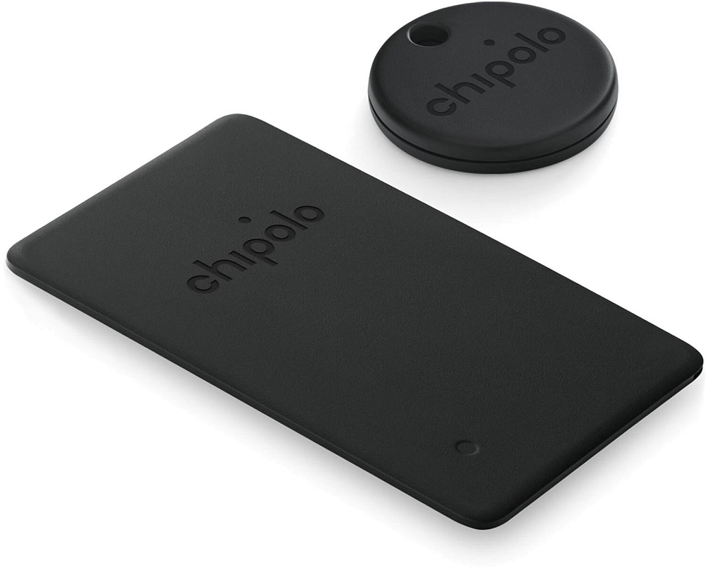 Набор умная карта-трекер Chipolo Spot Bundle с брелком, Черный