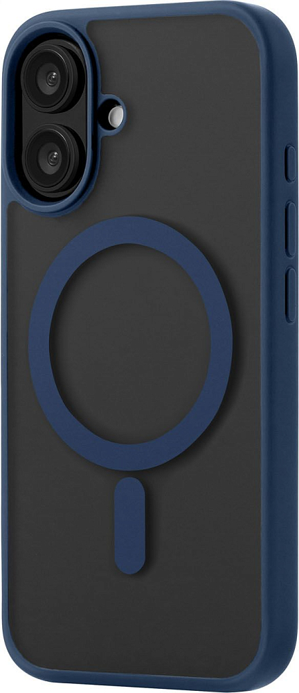 Чехол uBear Cloud Case MagSafe для iPhone 16 silk-touch Синий 2990₽