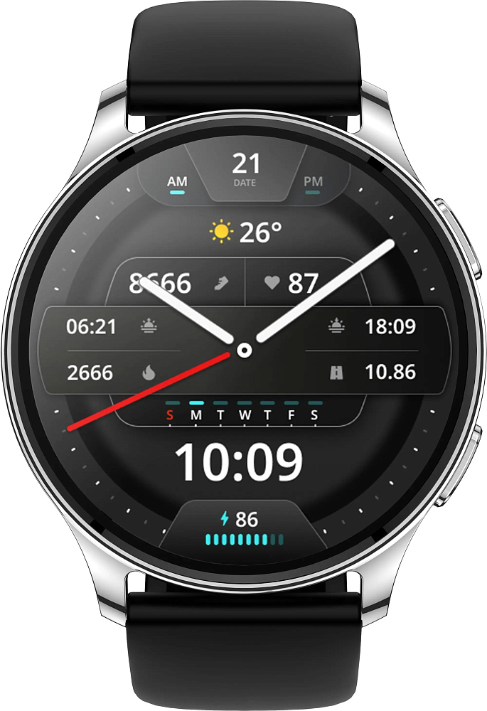 

Умные часы Amazfit Pop 3R, серебряный, Pop 3R