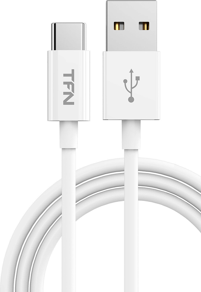 

Кабель TFN USB-A - USB-C 1.0, 1 м, белый, USB-A - USB-C 1.0