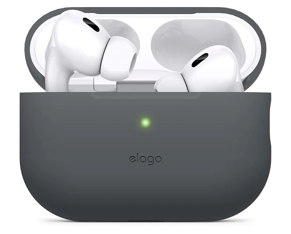 Чехол Elago Silicone для AirPods Pro 2 Темно-серый 1890₽